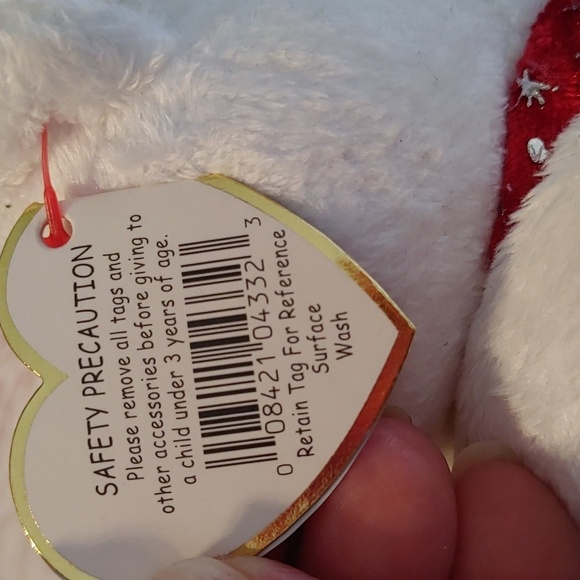 💚Nwt Vintage 2000 Ty Holiday Teddy - Picture 9 of 11